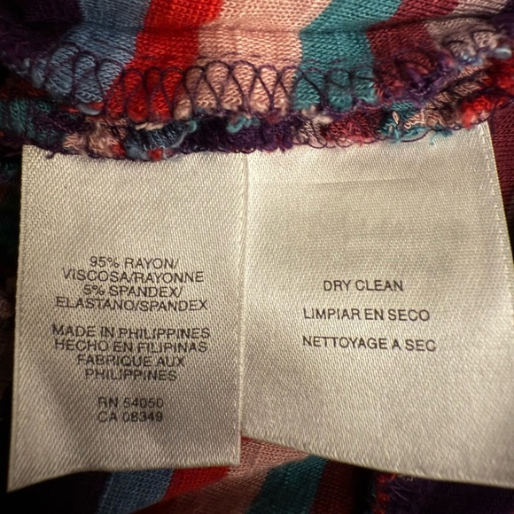 Retro Multi-colored Nine West Mini Dress Size 10 - Picture 4 of 5